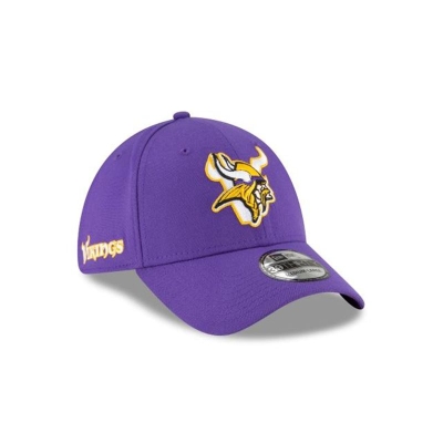 Minnesota Vikings Gorra | New Era NFL Logo Mix 39thirty Stretch Fit Cap Mexico - Morados